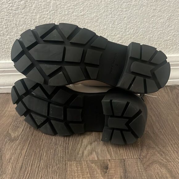 TORY BURCH  BOOTS CHELSEA LUG-SOLE Platform Ankle Ivory Black US 8,10,10.5,11 - Picture 4 of 4